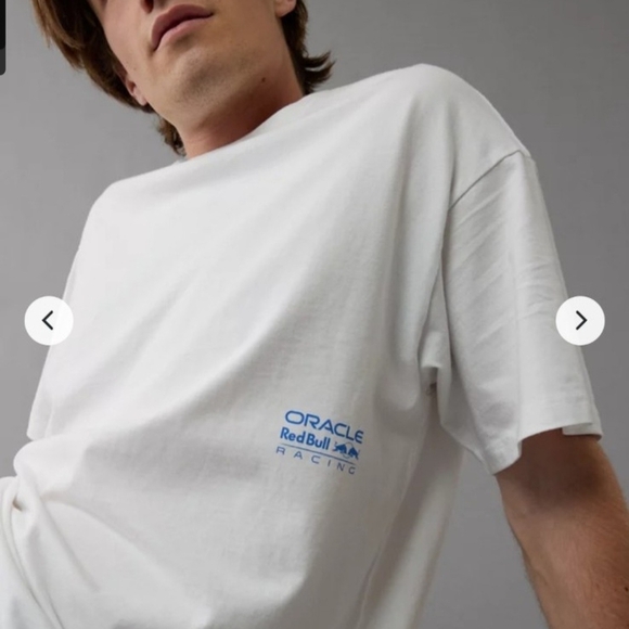 Men's Red Bull F1 Race Car Graphic Tee - White - MV1 - Picture 2 of 8